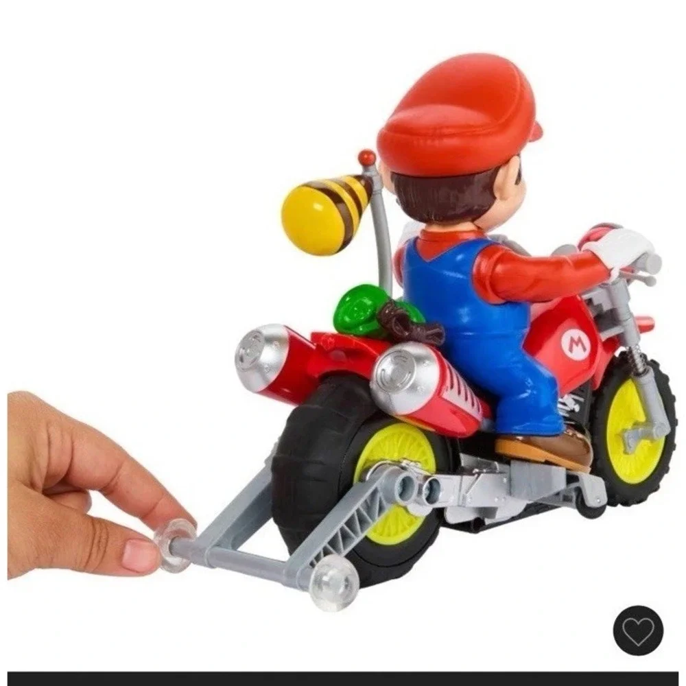 HOT Wheels Mario Wheelie Motocross RC Motorcycle Super Mario Galaxy‎ Movie